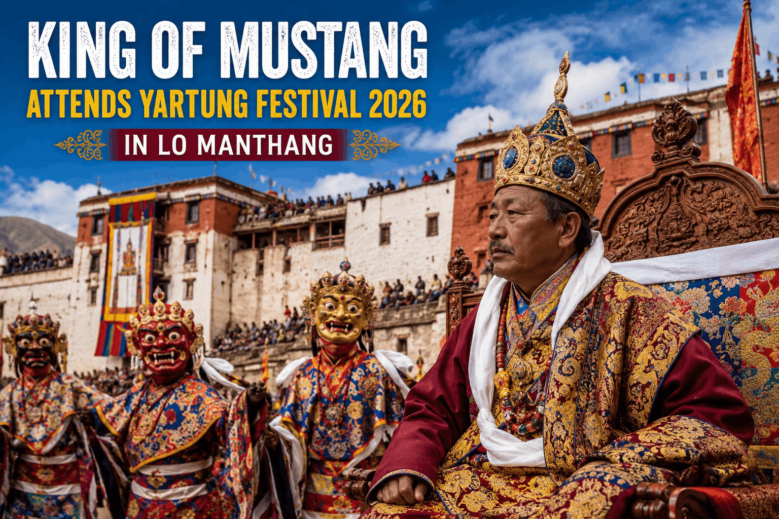 King of Mustang Attends Yartung Festival 2026 in Lo Manthang
